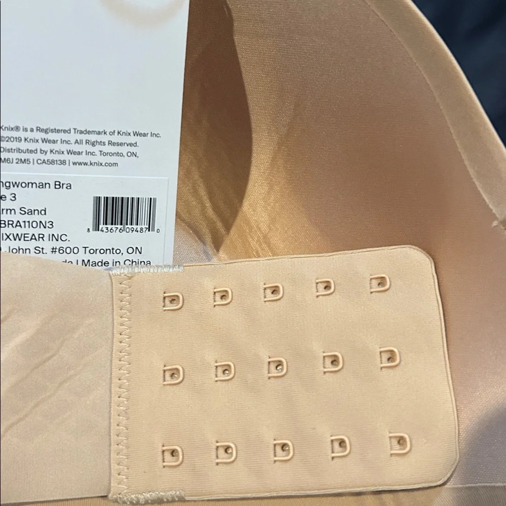 Knix Size‎ 3 Wingwoman Bra in Warm Sand NWT